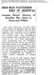 Class of 1913: May Patterson by New York Times