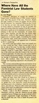 1987 - Justinian - Where Have all the Feminist Law Students Gone? by Brooklyn Law School