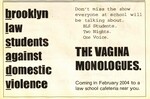 2003 - Justinian - Vagina Monologues by Brooklyn Law School
