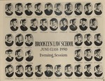 Class of 1950 - June, Evening Section by Brooklyn Law School