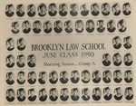 Class of 1950 - June, Morning Section A by Brooklyn Law School