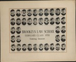 Class of 1951 - February, Evening Section by Brooklyn Law School