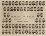 Class of 1951 - February, Morning Section by Brooklyn Law School