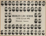 Class of 1951 - June, Afternoon Section by Brooklyn Law School