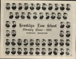 Class of 1952 - February, Evening Section by Brooklyn Law School