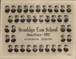 Class of 1952 - June, Afternoon Section by Brooklyn Law School