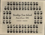 Class of 1952 - June, Evening Section by Brooklyn Law School